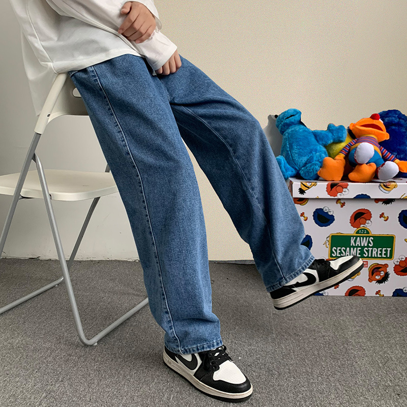 Streetwear Brand Denim - 2026 신상 스트리트웨어 루즈핏 청바지 남성용