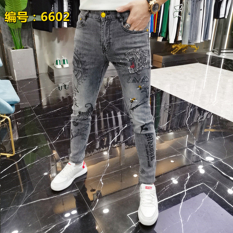 하라주쿠 패션 streetwear 청바지 남성 트렌디  - Streetwear Brand Denim 리뷰 및 가격