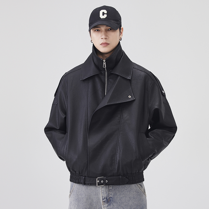 가을 겨울 가죽 자켓 남성 스트리트웨어 패션 루즈 캐주 - Streetwear Brand Vintage 리뷰 및 가격