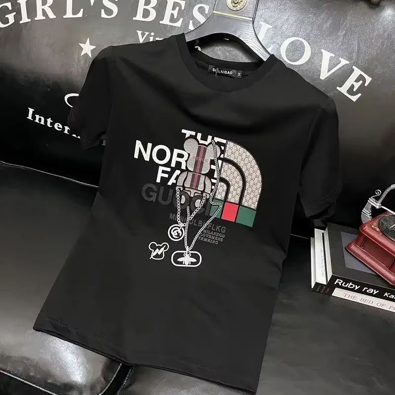 100% 순면 남성용 명품 브랜드 레터 프린트 티셔츠, - Streetwear Brand Clothing 리뷰 및 가격